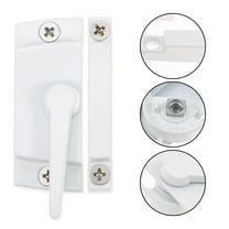 STOBOK Zinc Alloy Window Locks White for Horizontal Sliding Window Security