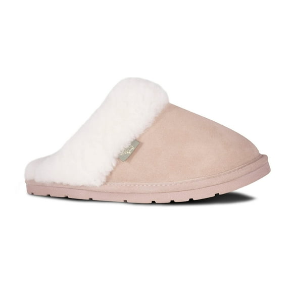 Cloud Nine Sheepskin Indoor Outdoor Scuff House Slippers for Women - Genuine Sheepskin Slip-on Slippers