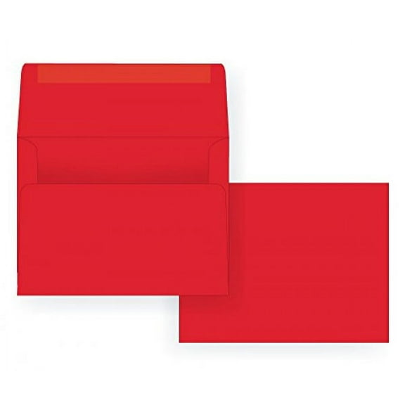 A6 Invitation Envelope - Astrobright - 24# ReEntry Red (4 3/4 x 6 1/2) - Announcement Envelope Series (Box of 500)