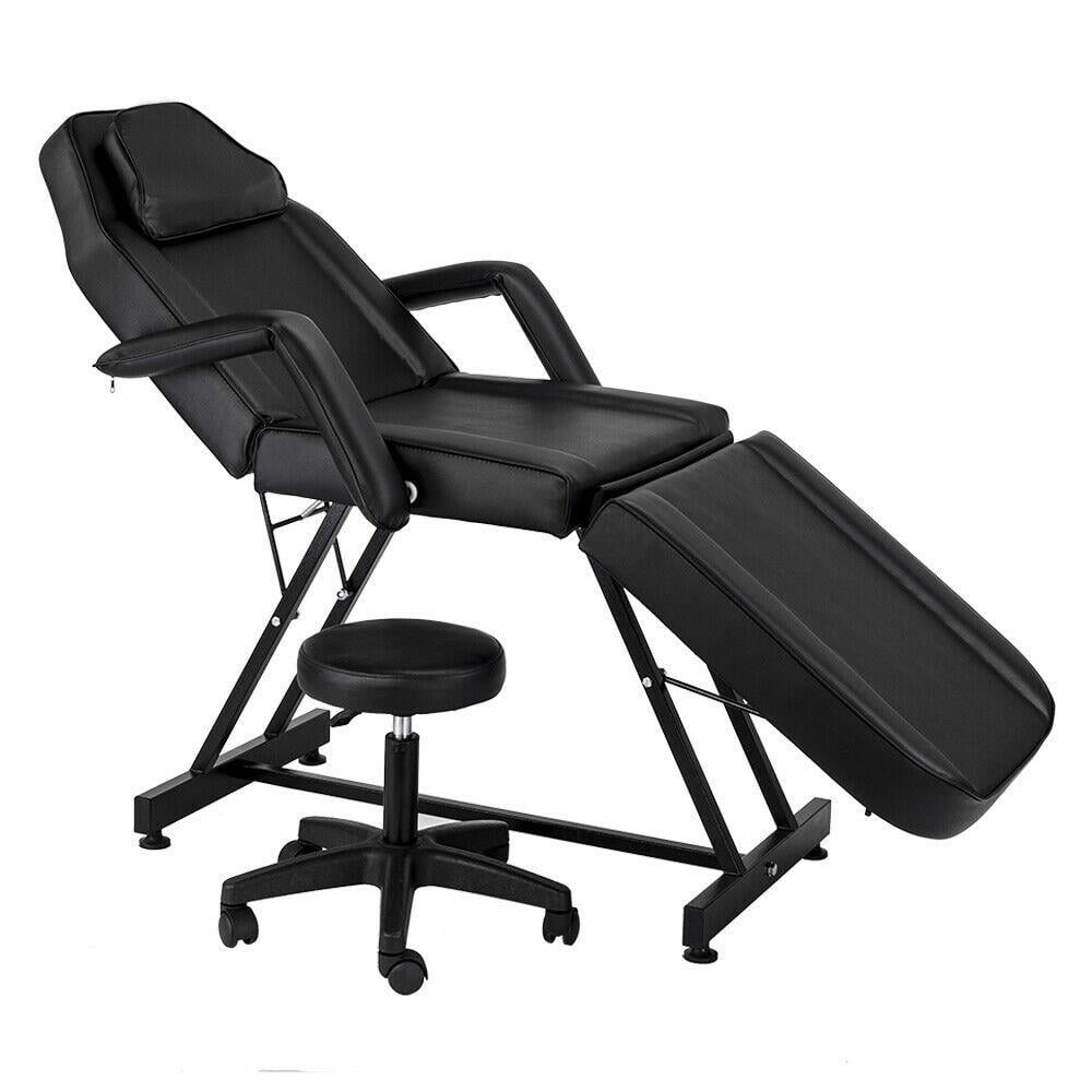Zimtown 72 Portable Massage Table Chair Tattoo Parlor Spa Salon Facial Beauty Bed Black