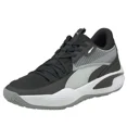 thumbnail image 2 of PU & MA Court Rider Team Basketball Mens Black Sneakers Athletic Shoes 195660-06, 2 of 6