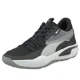 thumbnail image 2 of PU & MA Court Rider Team Basketball Mens Black Sneakers Athletic Shoes 195660-06, 2 of 6