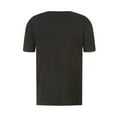 thumbnail image 4 of Men Summer Tops Mens Muscle Slim Shirts Crewneck Longline T Shirt Gym Workout Athletic Shirt Tees With Button Long Sleeve Shirts for Men Sexy Swim Top Full Sleeve Lady Tunic Plain Long Top Black L, 4 of 8