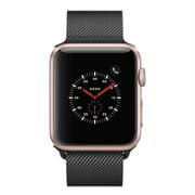 Apple Watch Series 2 - 38mm, WiFi - Rose Gold with Black Milanese Loop - Scratch & Dent