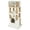 White/Taupe, variant on TRIXIE Lucano XXL Jute & Plush 3-Level 43.3" Cat Tree, Scratching Posts and Condo, Brown
