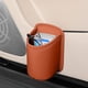 thumbnail image 4 of Caja de almacenamiento lateral de cuero para la puerta del coche • Organizador para el respaldo del asiento • Portavasos multifuncional • Almacenamiento de bebidas y objetos pequeños • 16x10cm, 4 of 7