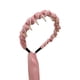 thumbnail image 1 of Diadema con cinta de perlas, ideal para primavera y verano. Pinza alta para el cabello, perfecta para cabello rizado o con ondas suaves. Diadema pequeña con cinta de perlas., 1 of 1