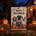 thumbnail image 5 of FEOLGEHLY Halloween Decorations Outdoor Indoor, Halloween Garden Flag Pumpkin Witch Spooky Yard Flag Fall Outdoor Decor For Porch Patio Garden Halloween Decorations Clearance (D), 5 of 7