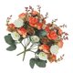 thumbnail image 4 of Yuarrent 2 uds rosas artificiales de seda flores boda hogar otoño decoración de alta ramo grande lujo flores falsas plantas artificiales Flores artificiales naranja Yuarrent HA000013-03B, 4 of 8