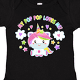 thumbnail image 4 of Inktastic My Pop Pop Loves Me with Cute Rainbow Unicorn Boys or Girls Baby Bodysuit, 4 of 5