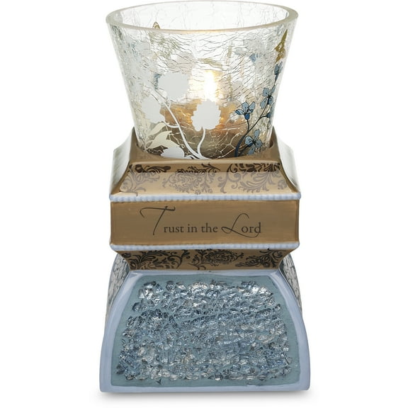 Pavilion Gift Company - Trust in the Lord - 5.5" Tealight Holder