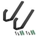 thumbnail image 3 of Likrtyny 2 Piezas Soporte Pared Multiusos para Motocicleta Sombrero Tela Gancho Montaje en Pared (negro), 3 of 5