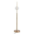 thumbnail image 4 of Zuo Modern Griffith Floor Lamp, 75 3/16"H, Brushed Brass Shade/Brushed Brass Base, 4 of 5