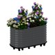 thumbnail image 1 of Garvee jardinera con ruedas y depósito de autoriego, cama de cultivo de acero galvanizado con ruedas con freno para uso interior o exterior, 1 of 7