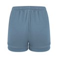 thumbnail image 7 of TTUHYWXI Shorts for Women Summer Casual High Waisted Drawstring Wide Leg Womens Gauze Shorts (Blue, XXL), 7 of 7