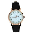 thumbnail image 2 of Women's Watches, waterproof Quartz Watch with Luminouse Easy Read Dial, Alloy Material, Leather Watch Band, Vintage Small Face Round Watches,Christmas Gift and Birthday Gift for Ladies,Black, 2 of 11