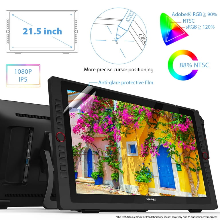 XPPen 21.5 in PC Drawing Tablet, 1080P Screen, Graphic