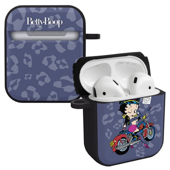 Betty Boop Girl Power HDX Case Cover Compatible with Apple AirPods Gen 1 & 2 (Biker Betty) by Affinity Bands