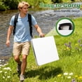 thumbnail image 5 of BORGEBY 6 Ft Folding Table, Portable Plastic Table with Handle for Indoor, Outdoor, Party, Dining, Wedding, Events, Camping（White）, 5 of 8