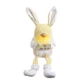 thumbnail image 4 of Decoraciones de Pascua, adornos de Pascua, regalos de Pascua, suministros para fiestas de Pascua, muñeca sin rostro con orejas de conejo y luz, decoración para festivales de muñecas, una muñeca, 4 of 4