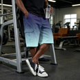 thumbnail image 5 of Mens Baggy Shorts Drawstring Elastic Waist Gradient Cargo Shorts Summer Causal Sport Shorts with Multi-Pockets, 3XL, 5 of 6