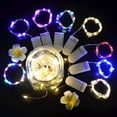 thumbnail image 5 of Guirnalda de luces de alambre de cobre de 5 m CR2032, funciona con pilas, guirnalda de luces navideñas, decoración para exteriores, jardín, hogar, fiesta, 5 of 5