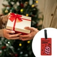 thumbnail image 4 of Unique Bargains 1 Pc Trolley Case Pattern Luggage Tag for Travelling Red, 4 of 5