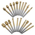 thumbnail image 1 of 20pcs Rotary Rasp Bit Woodworking Grinding Drill Bit 3mm Shank High-speed Steel Wood Rasp Bit, 1 of 6
