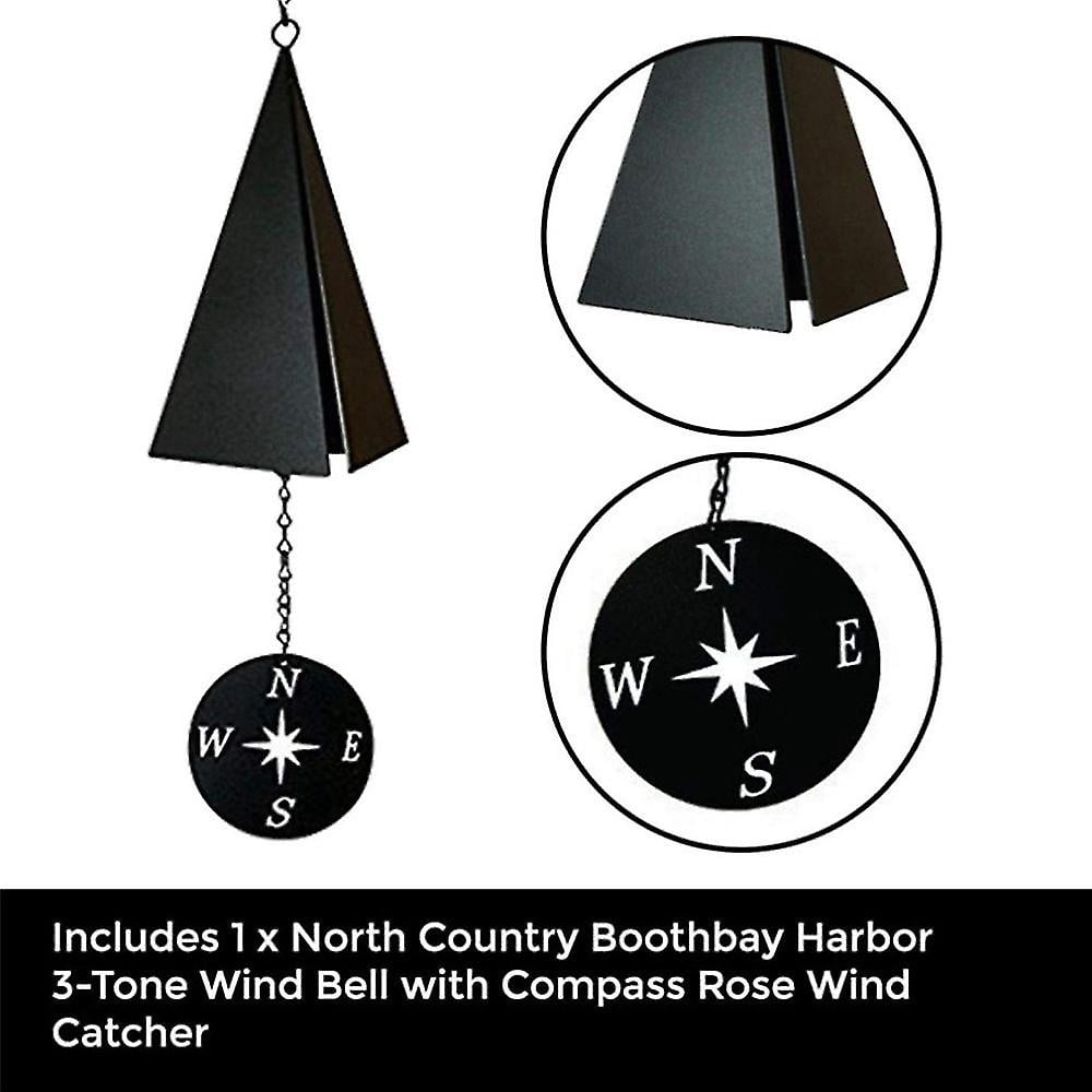 Triangle Wind Chime Pendant Garden Holiday Wind Bell Decor