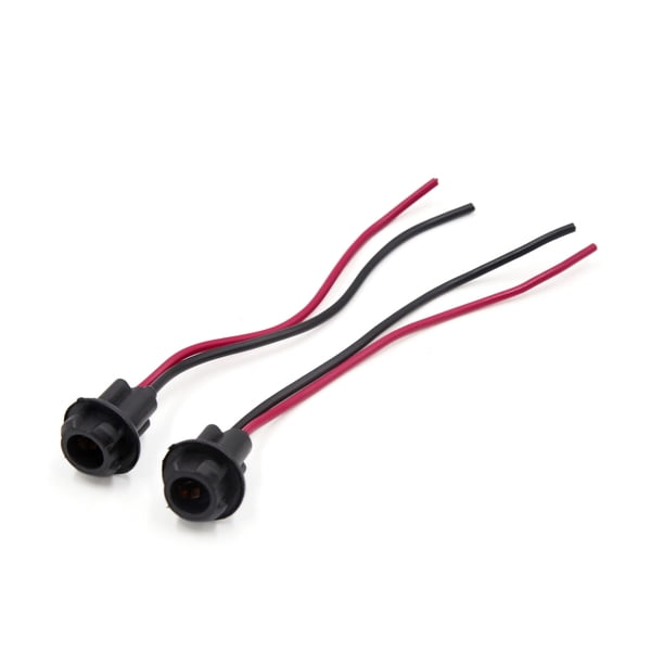 2Pcs T10 Conector Toma de Luz LEDs Vehículo W5W 168 194 Extensión Base Cuña