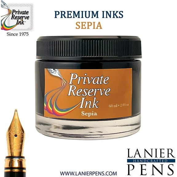 Private Reserve Ink Bottle 60ml - Sepia (PR17033)
