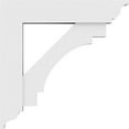 thumbnail image 3 of 3"W x 20"D x 20"H Standard Merced Architectural Grade PVC Bracket with Traditional Ends, 3 of 11