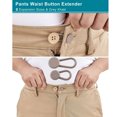 thumbnail image 3 of Naiovety Extensor de pantalones resistente Duraflex, 12 piezas, con botones extensores FlexiButtons, hecho en resina Flexible Artesanía, 3 of 6