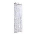 thumbnail image 2 of Fiudx Zapatero para Puerta, 16 Bolsillos Grandes de Malla, Diseño Transparente Impermeable, Ganchos Resistentes de Acero Inoxidable, Almacenamiento para Puerta de Armario, Multiusos para Zapatos, Acc, 2 of 6
