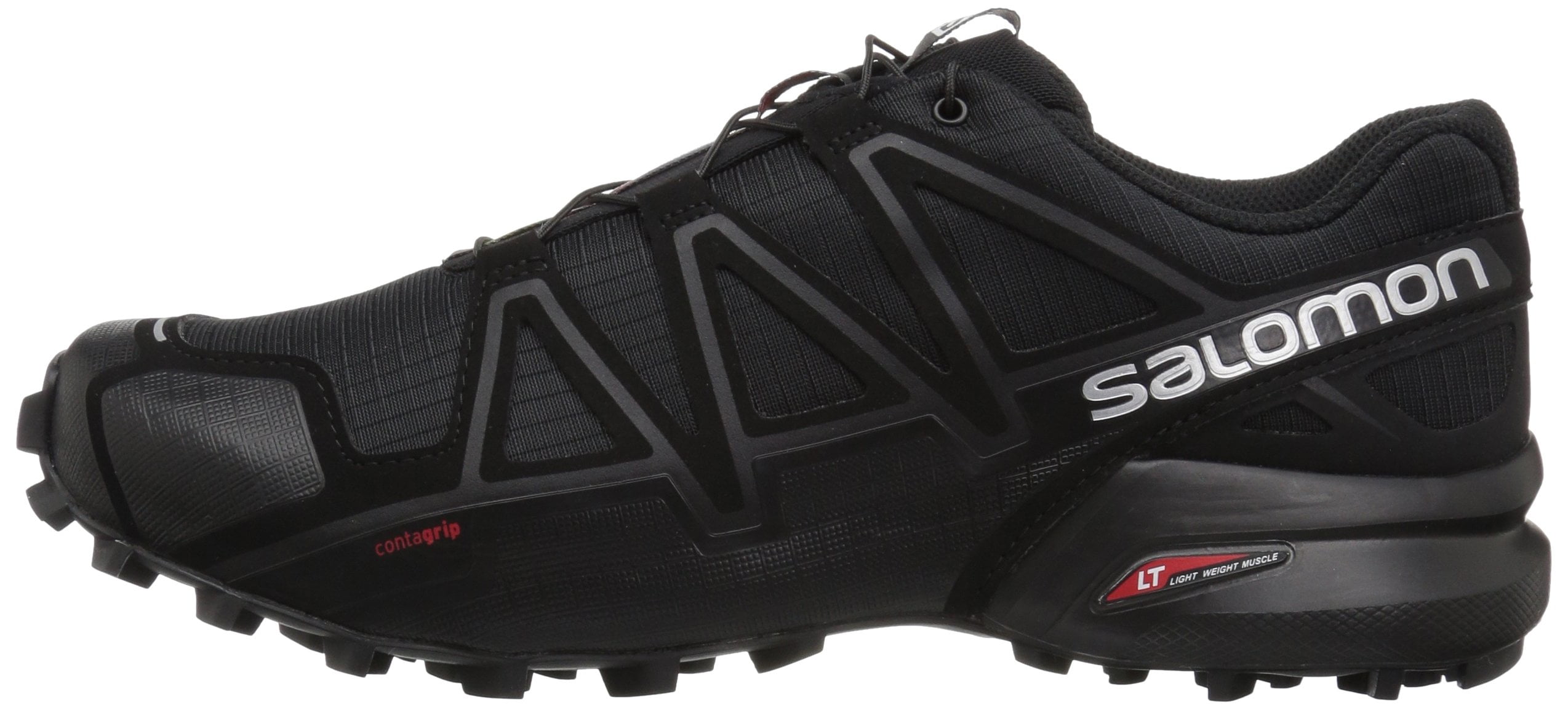 support celle udrydde Salomon Speedcross 4 Black/Black Metallic Men's Trail Running Shoes 383130  - Walmart.com