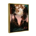 thumbnail image 4 of Stupell Industries Tropical Moon Sunset Botanical & Floral Painting Gold Floater Framed Canvas Art Print Wall Art, 17 x 21, 4 of 10