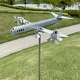 thumbnail image 1 of Trayknick Airplane Sculpture Exquisite Craftsmanship Easy-assembled Decorative High Simulation Smooth Touch Outdoor Artwork Realistic Iron Aircraft Sculpture Decoration Garden Sculpture Aircraft, 1 of 12