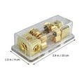 thumbnail image 2 of HEALEEP 1Ud Base De Fusibles Para Cableado Con Protección Contra Sobrecorriente Y Resistente, 2 of 8
