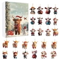 thumbnail image 1 of Juego Vacas Divertidas Calendario Cuenta Regresiva 2024 Adviento Navideño Coleccionable (4), 1 of 9