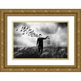thumbnail image 1 of Satriani, Jay 24x17 Gold Ornate Wood Framed with Double Matting Museum Art Print Titled - Freedom, 1 of 4