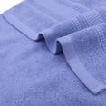 thumbnail image 2 of Unique Bargains Waffle Cotton Hand Towel Set of 2 for Bathroom Dark Blue, 2 of 5