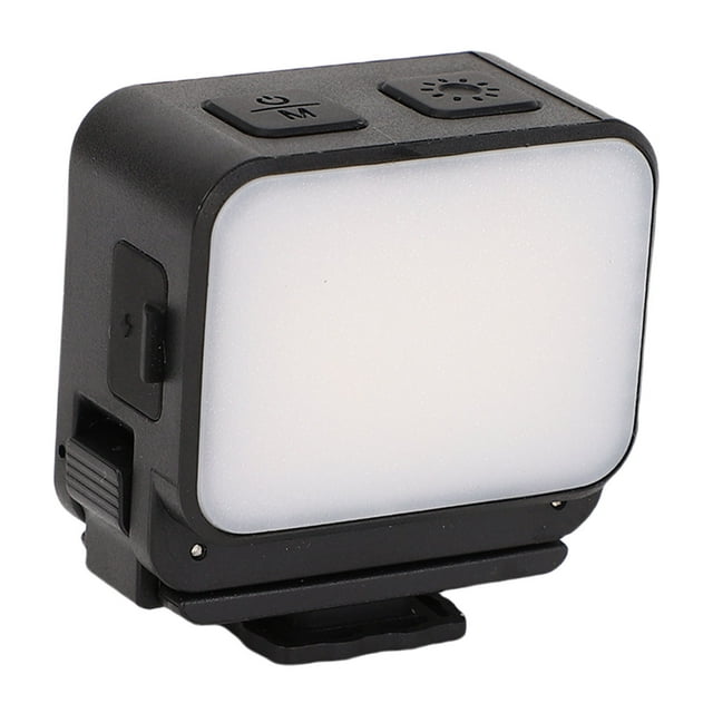 LED Fill Light, Fit for Pocket 3 Camera Proof 3 Color 4 Brightness Levels Magnetic Auxiliary Light with Cold Shoe Port QR Port