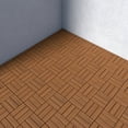 thumbnail image 2 of Ozarke DIY Wood Deck Tiles, 12 x 12 Inches Waterproof Interlocking Wood Tiles, 16 Tiles (16Sq.Ft) - Natural Color, 2 of 10