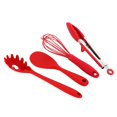 thumbnail image 4 of Juego De Utensilios De Silicona Para Cocinar, Juego De Utensilios De Cocina De Silicona, Con Contenedor De Almacenamiento, Espátula, Cuchara, Herramienta De Cocina Para Utensilios Cergrey Non‑Stick Kitchen Utensil, 4 of 8