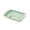 Green-GN Home Decor, variant on JJV Plastic Meal Tray Left-Handed Heavyweight Lunch Tray with 2-Compartments, Durable Serving Plate for Cafeterias, and Dining Halls, 9.84 x 7.28 x 1.18 Inch