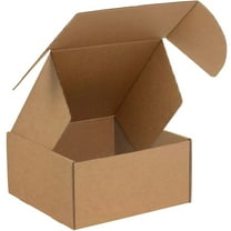 Box Partners Deluxe Literature Mailers 10" x 10" x 4" Kraft 50/Bundle MFL10104K