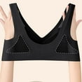 thumbnail image 4 of Censtreet Bras for Women Lace V Neck Seamless Wireless No Underwire Supportive Pushup Brasieres Comfortable T Shirt Bra, 4 of 7