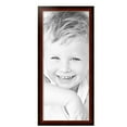 thumbnail image 2 of ArtToFrames 15" x 35" Matte Mahogany with Gold Accent Diploma Picture Frame, 15x35 inch Brown Wood Poster Frame (WOM-5109), 2 Pack, 2 of 6
