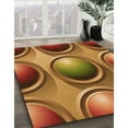 thumbnail image 3 of Ahgly Company Machine Washable Indoor Rectangle Transitional Orange Area Rugs, 5' x 7', 3 of 7