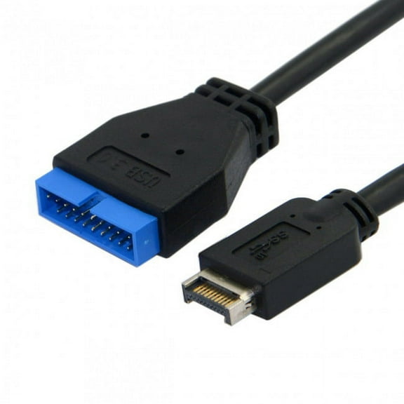 JSER USB 3.1 Front Panel Header to USB 3.0 20Pin Header Extension Cable 20cm for ASUS Motherboard
